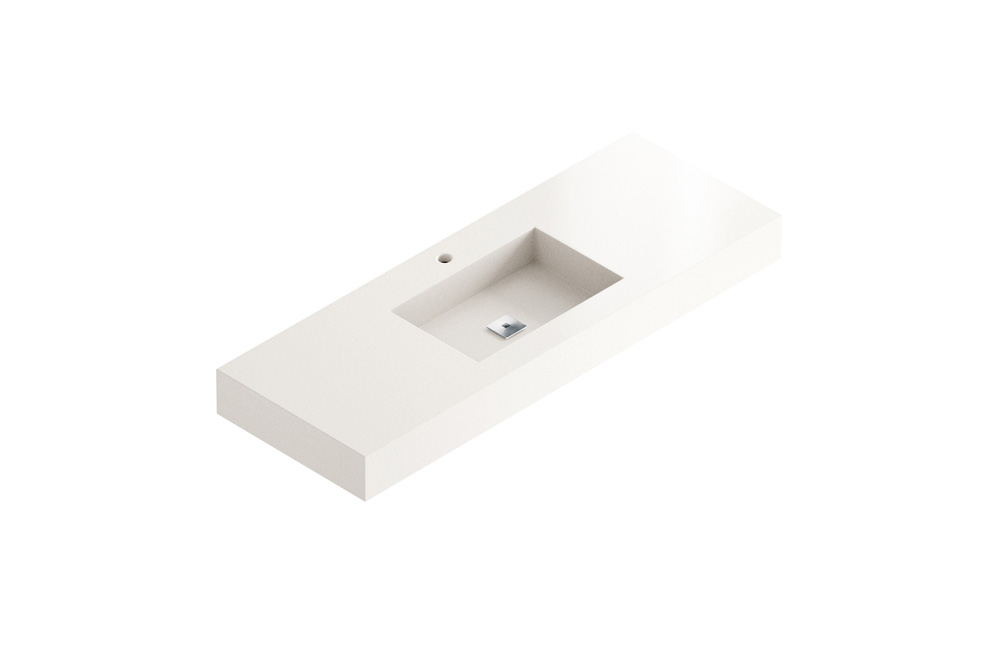 Designer-Badezimmer mit einzigartigen Materialien - Elegance Blanco Zeus 40