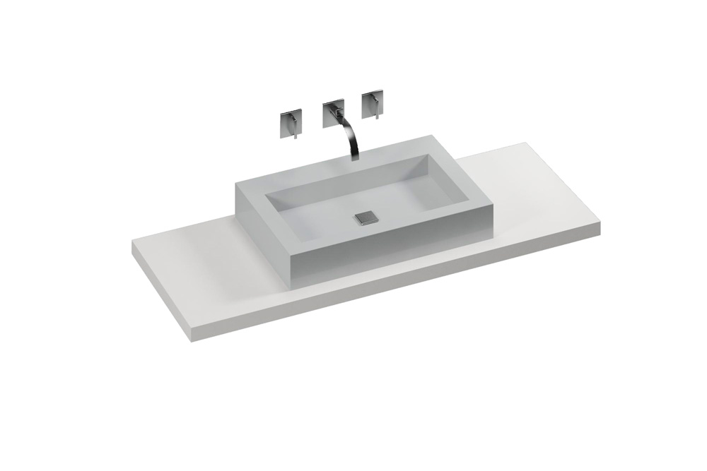 Banheiros com estilo e materiais únicos - lavabos symmetry s0B 43